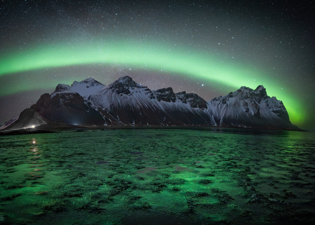 Northern Lights at Stokksnes
