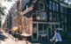 Bicycle at a typical Amsterdam street corner.