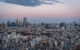 Tokyo view from Yebisu after sunset