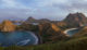 Komodo Padar island sunrise panorama