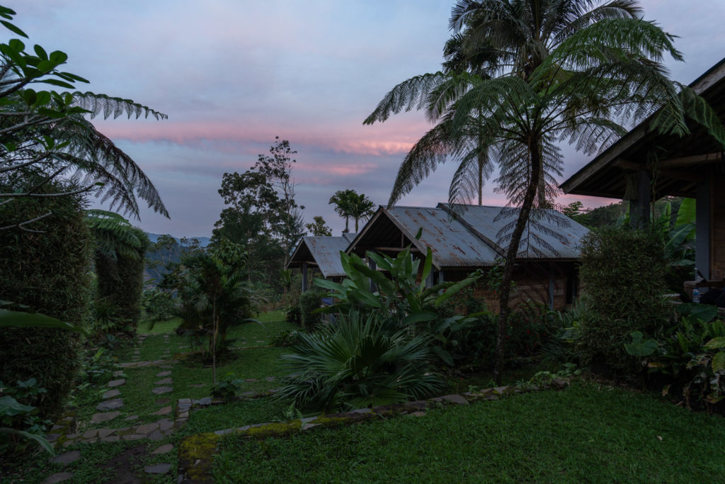 Sunset at The Geckos Homestay.