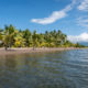 Tropical beach in Maumere, Flores.