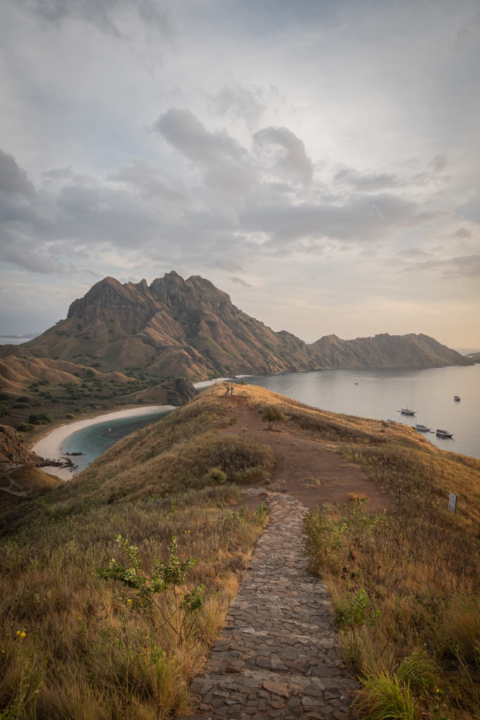 Padar beach summit trail