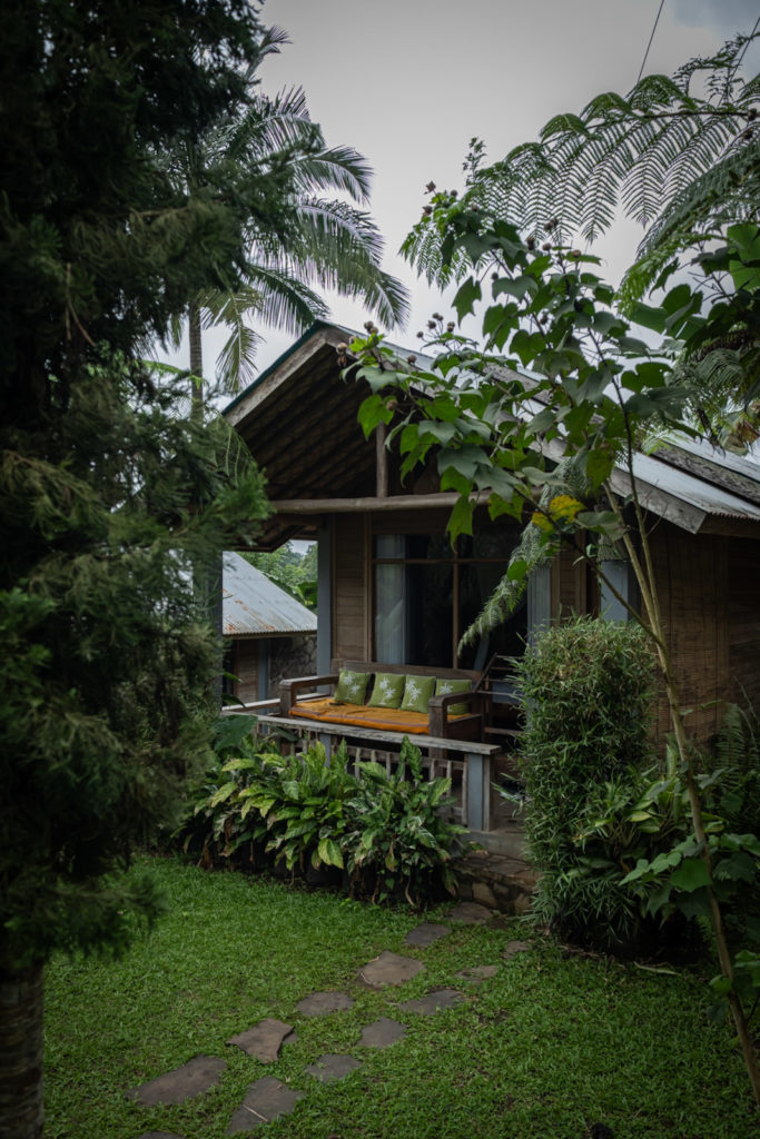 Our cottage at The Geckos Homestay in Moni.