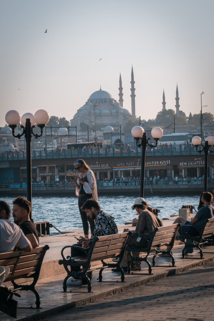 Street photography around the Galata Bridge