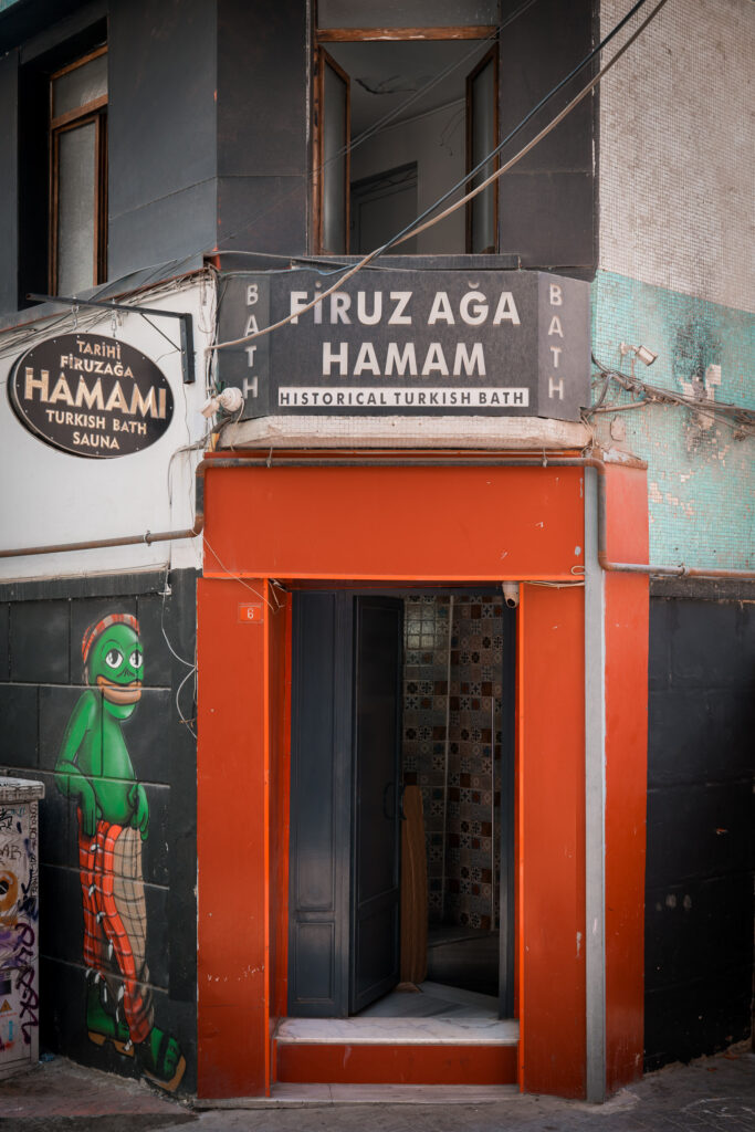 Old Hamam in Streets of Istanbul