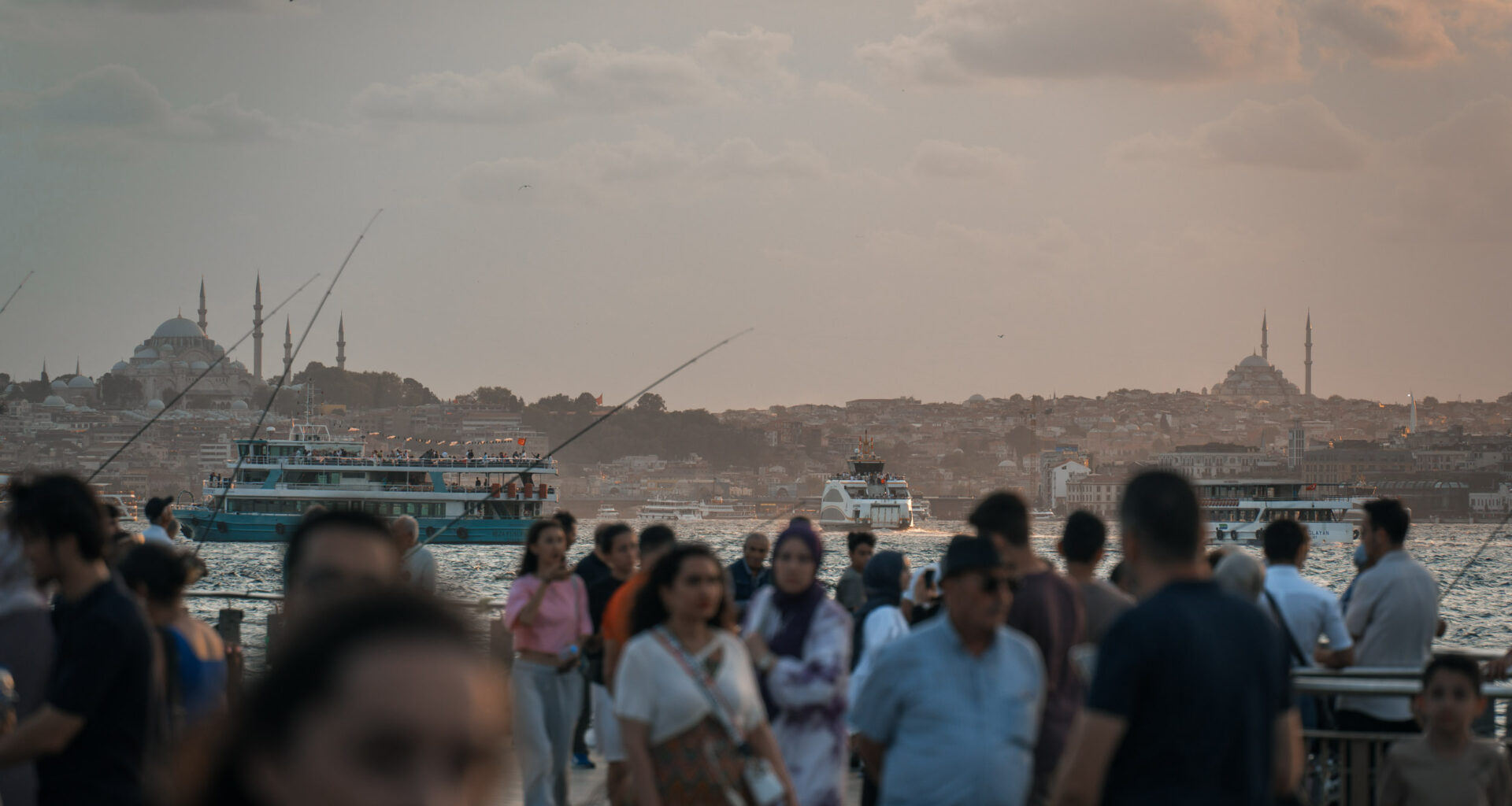 Sunset from Kadıköy waterfront