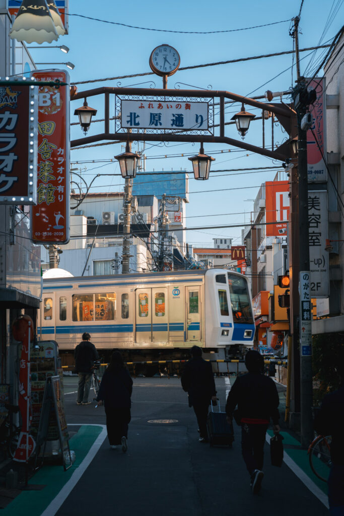 Nogata Station pedestrian crossing