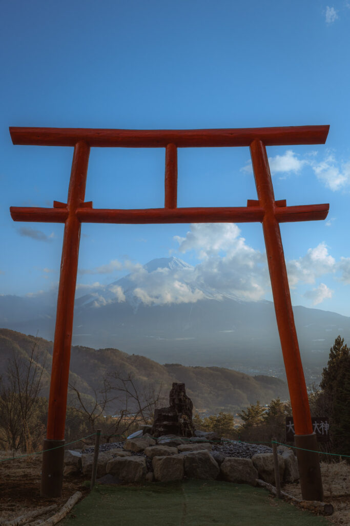 Shrine around Lake Kawaguchiko