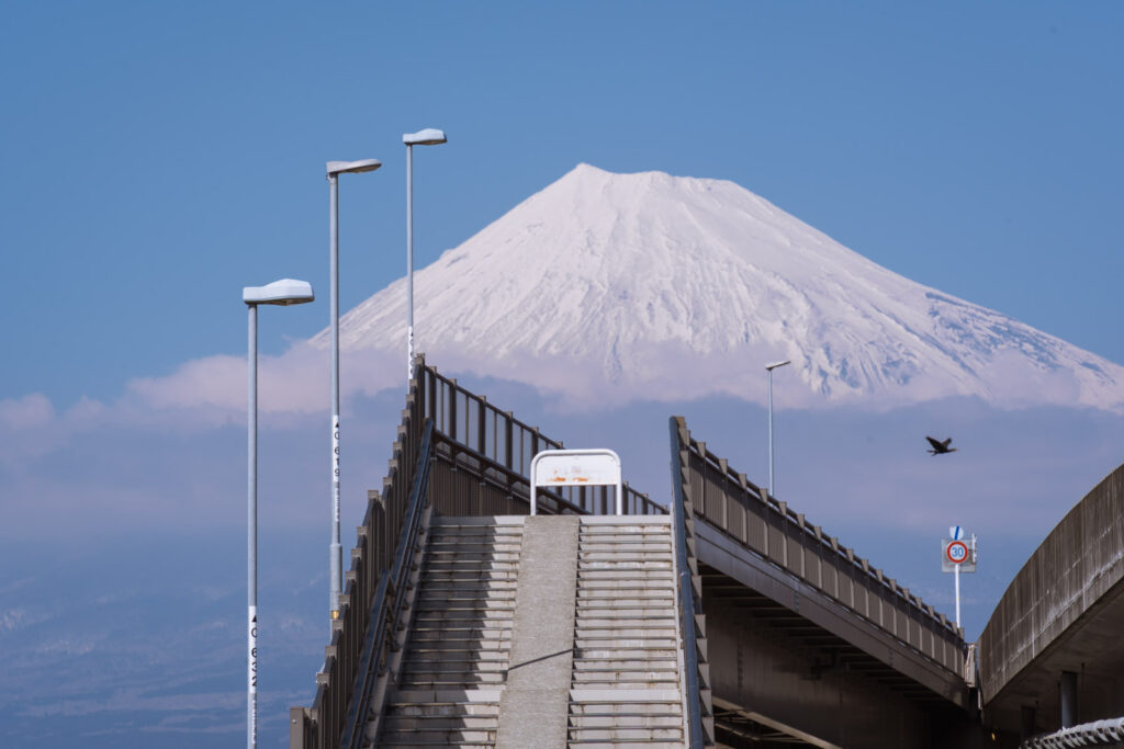 Fujisan Yume No Ōhashi Bridge with Mount Fuji
