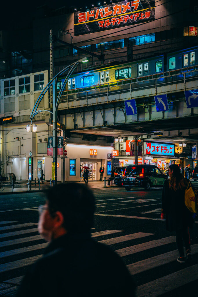 Ueno Streets at night