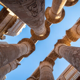 Pillars at Karnak Temple in Luxor