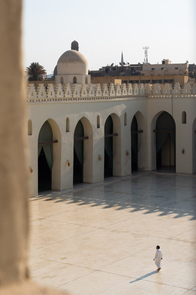 View of the Al-Hakim Mosque from the roof of the Bab al-Futuh.