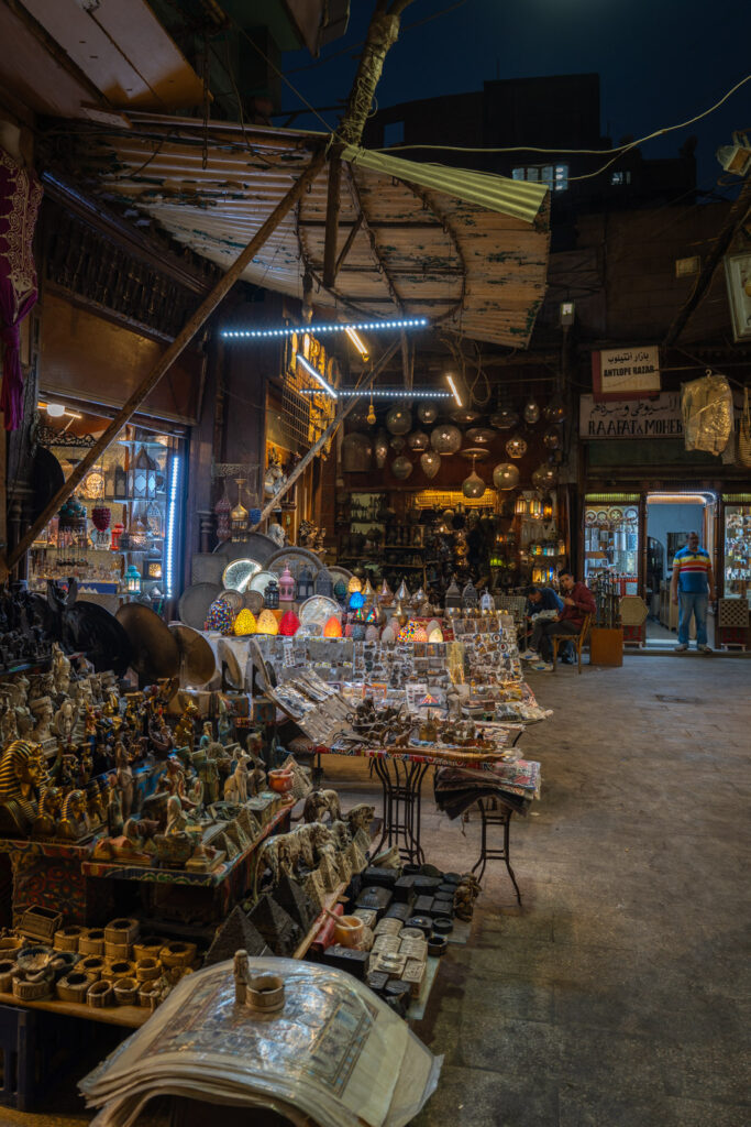 Souvenir shops in Cairo