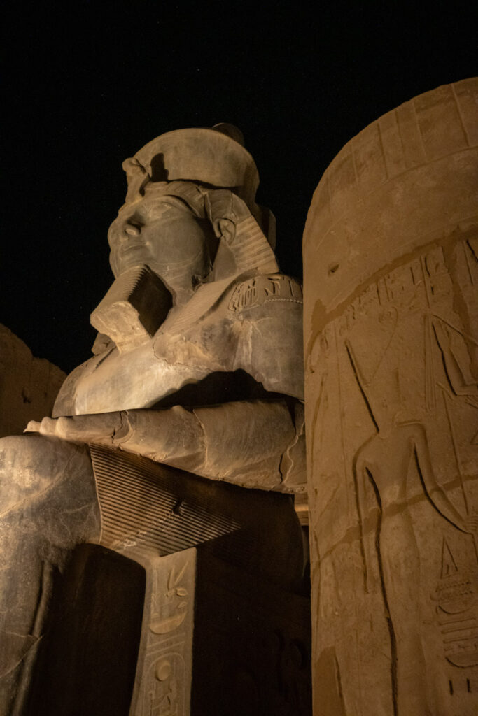 Luxor Temple by night