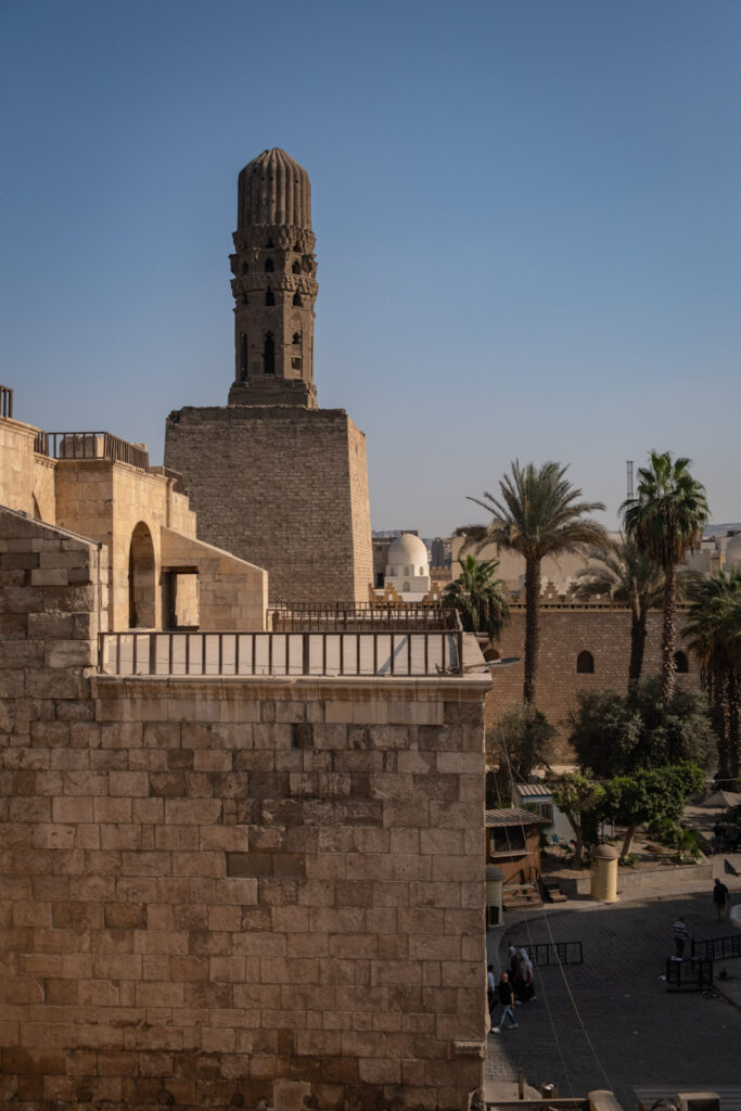 View from the top of the Bab al-Futuh gate.