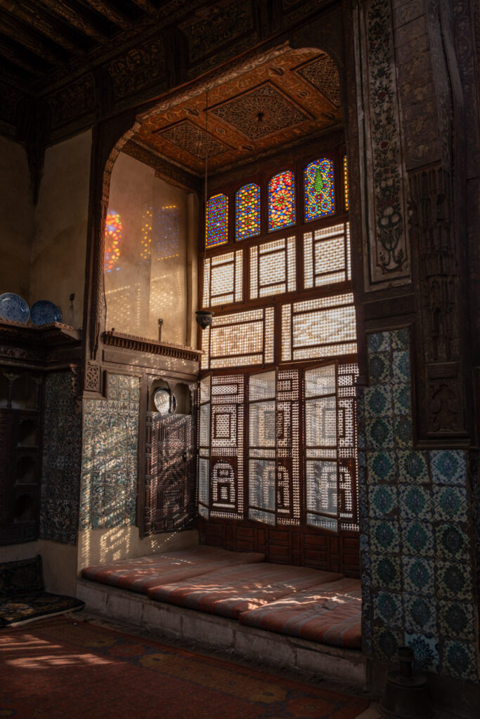 The interior windows of of Bayt al-Suhaymi.