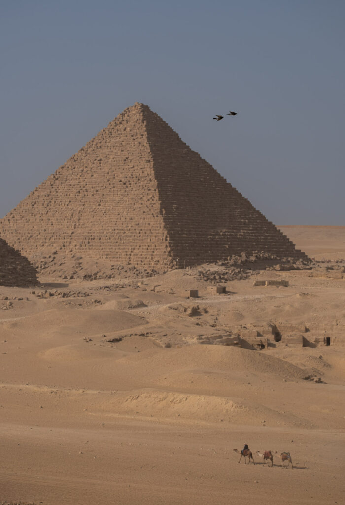 View from 9 Pyramids Lounge.