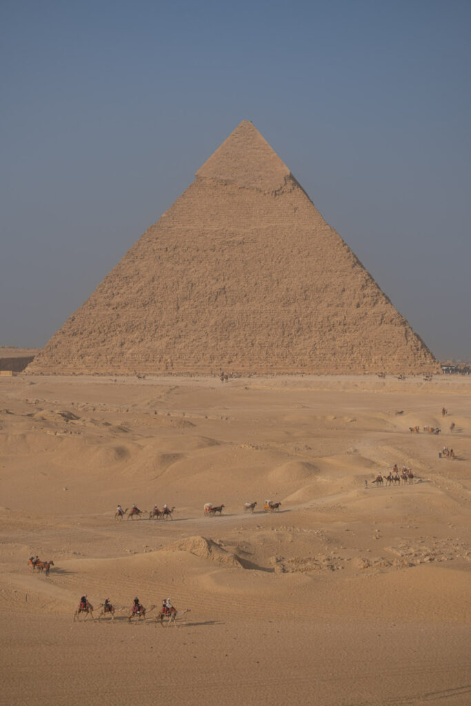 View from 9 Pyramids Lounge.