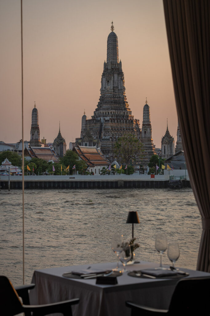 View from the Sala Rattanakosin Hotel restaurant.
