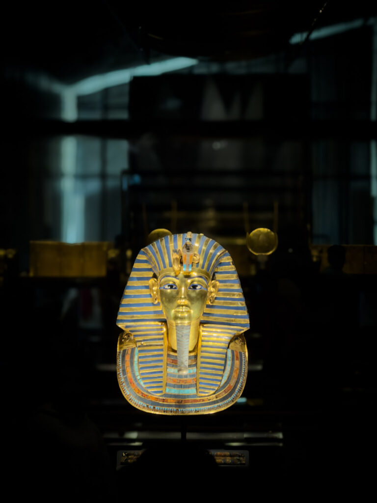 The Golden Burial Mask of Tutankhamun at the GEM
