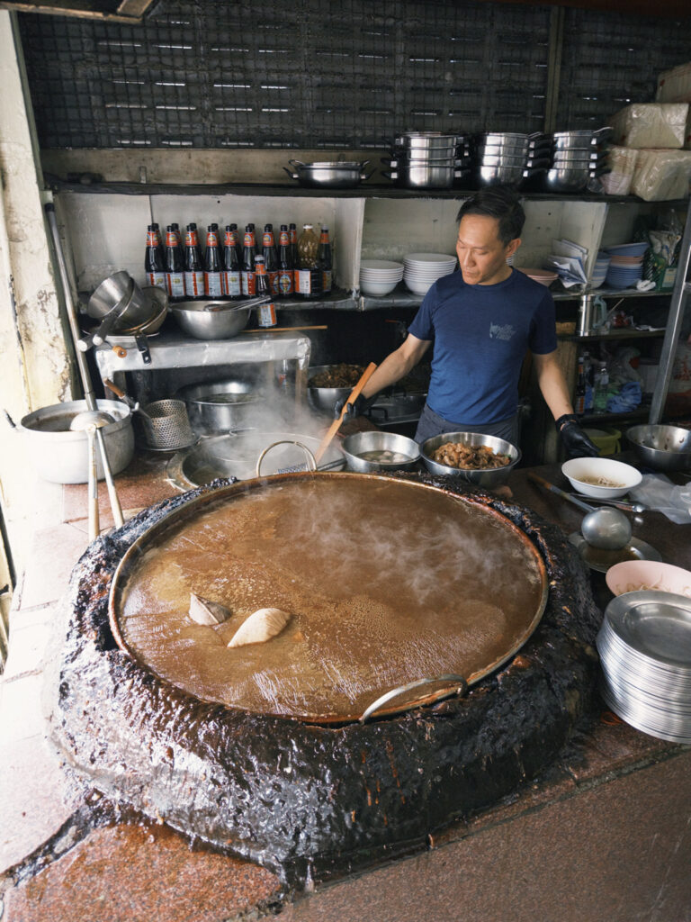Wattana Panich broth boiling for nearly 50 years.
