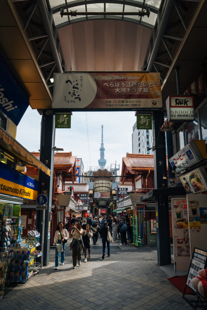 Skytree from Asakusa commercial