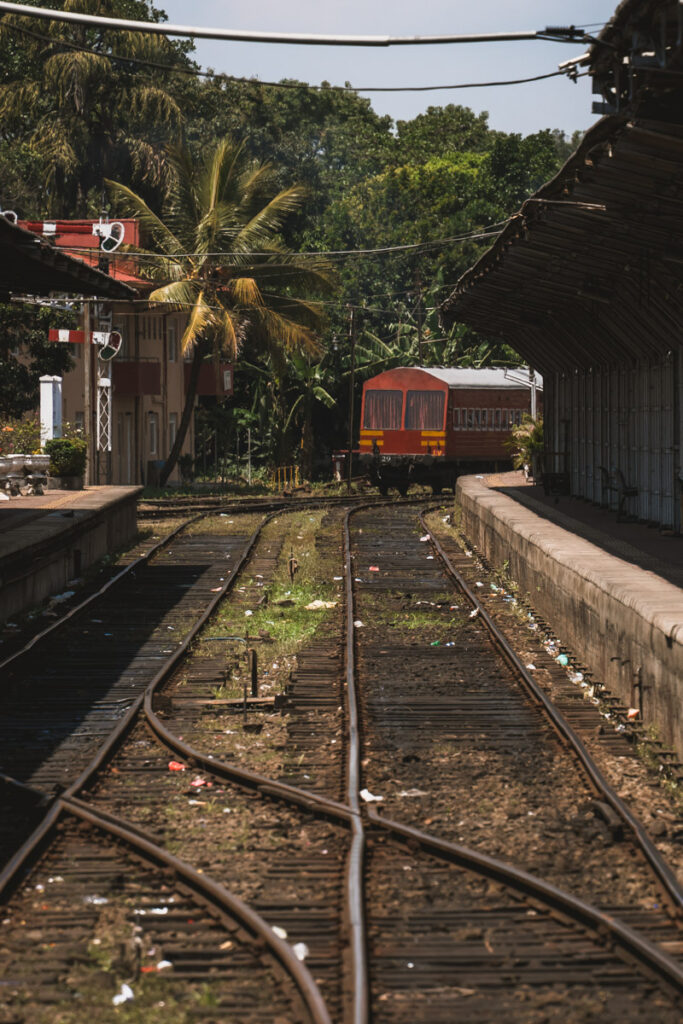 Train at Kandy Train Station