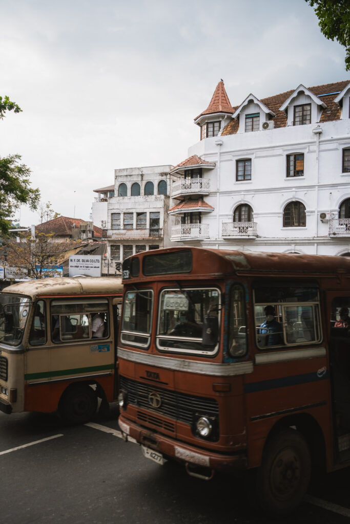 Old Buses in Kandy Sri Lanka