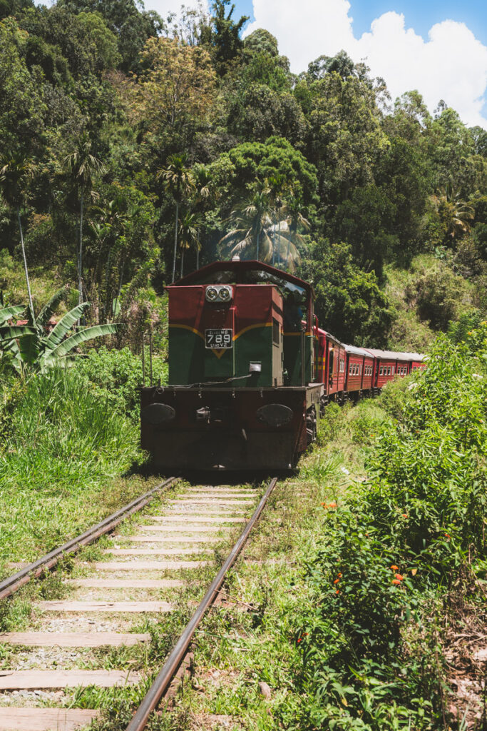 Train on track between Kithalella and Ella