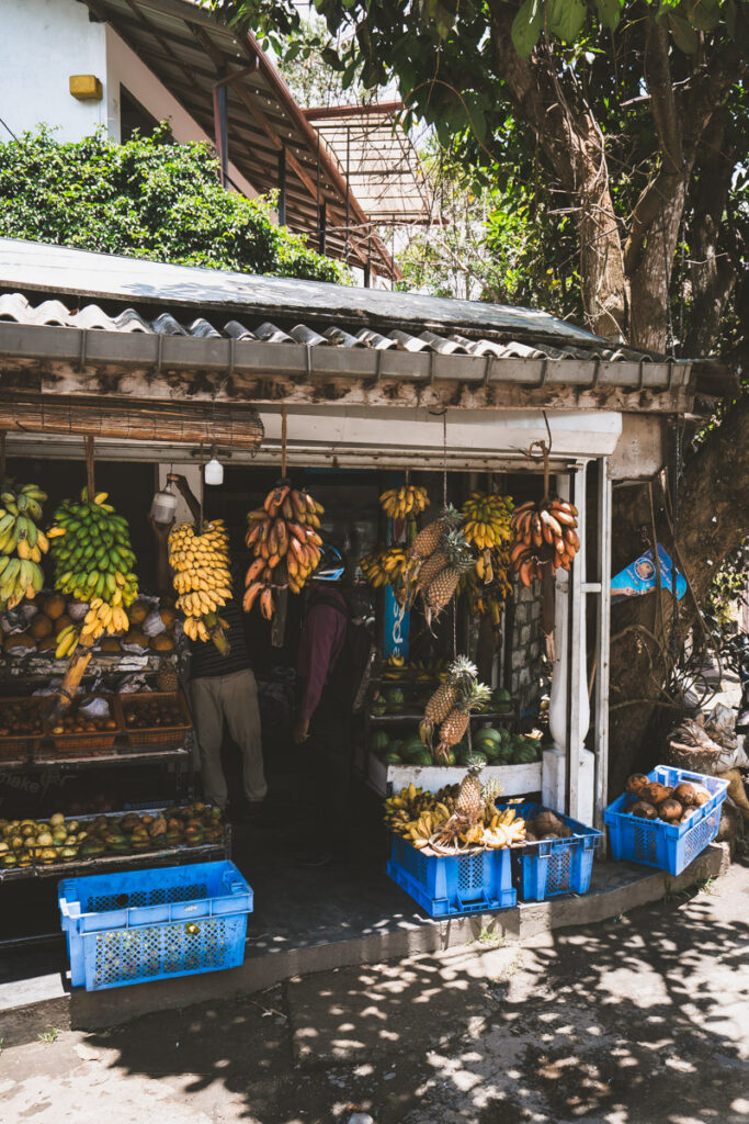 Fruit shop in Ella