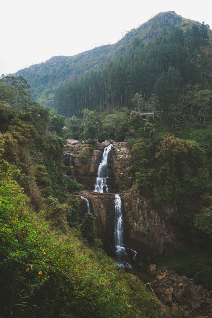 View of Ramboda Falls