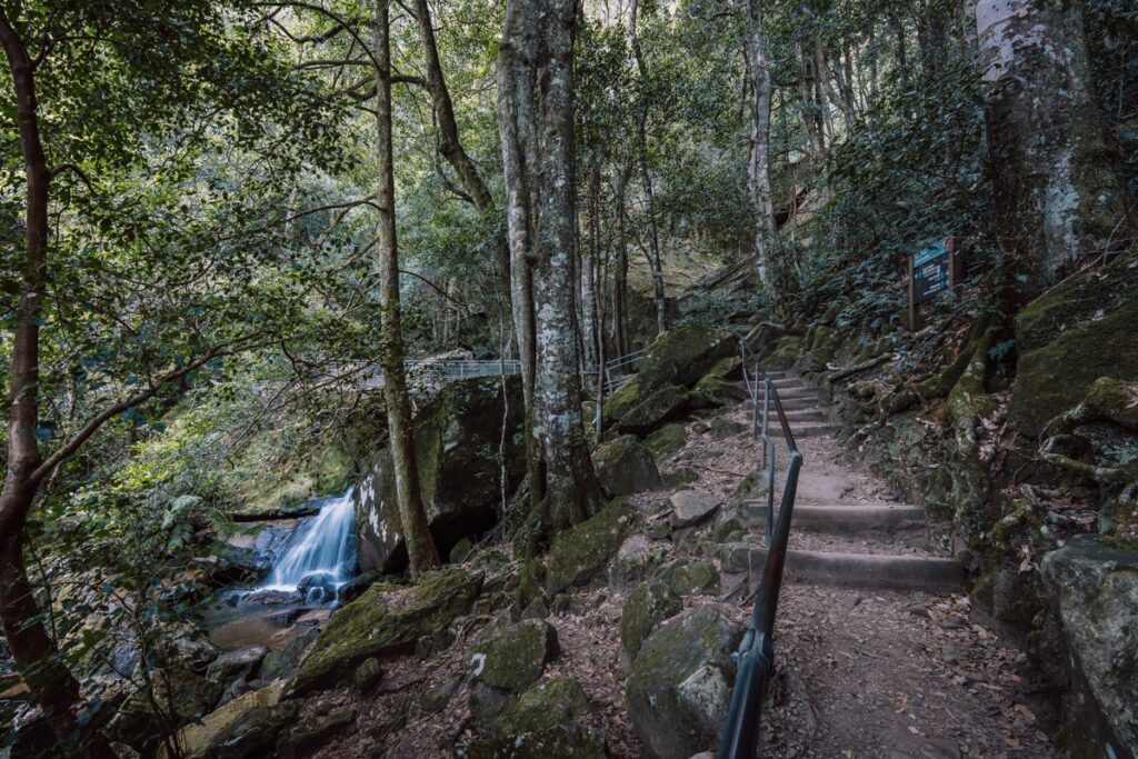 Waterfall along the trail