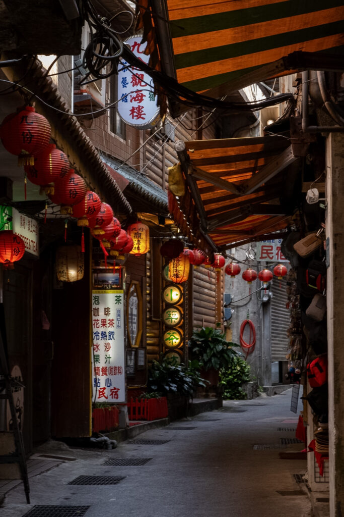 Jiufen narrow street