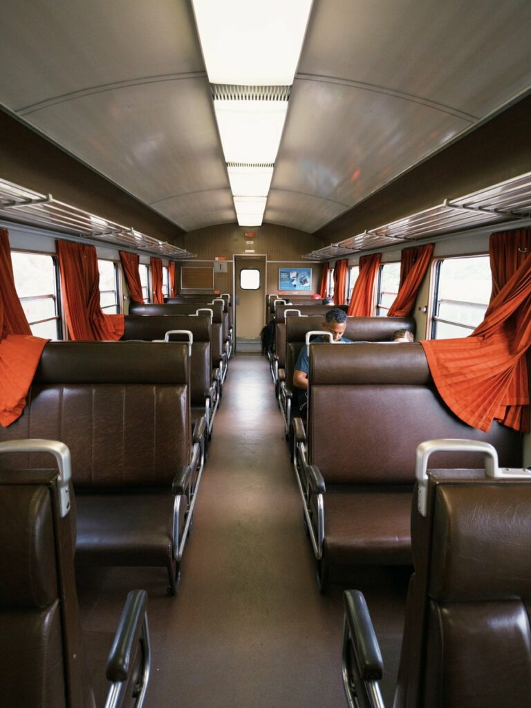Train carriage from Pinhão to Porto
